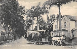 Corner of Pine Road Barbados West Indies Unused 