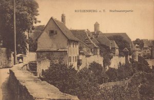 ROTHENBURG o d TAUBER BAVARIA GERMANY~STADTMAUERPARTIE~PHOTO POSTCARD