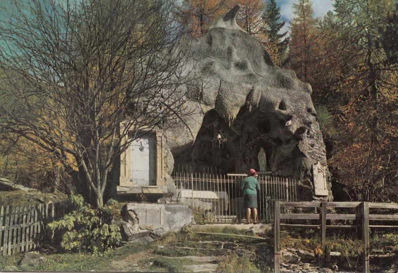 BF23687 valle d aosta st hacques grotta di notre dame   italy   front/back image