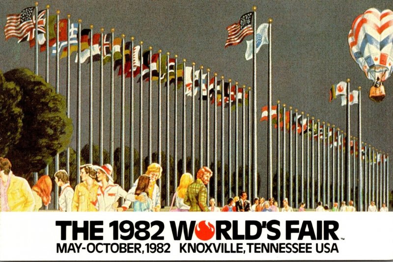 Tennessee Knoxville 1982 World's Fair Court Of Flags