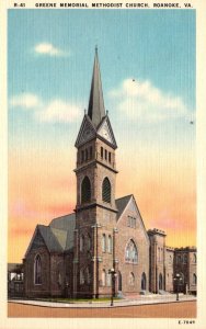 Virginia Roanoke Greene Memorial Methodist Church
