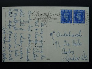 Devon SIDMOUTH The Esplanade West c1950s Postcard by J. Salmon