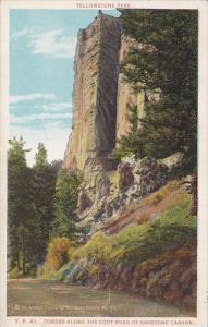 Wyoming Yellowstone National Park Towers Along The Cody Road in Shoshone Canyon