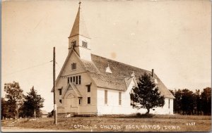 Catholic Church Rock Rapids Iowa Vintage RPPC C036