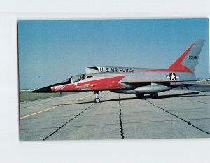 Postcard North American F-107A AF Museum Ohio USA