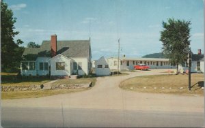 Postcard Ganser's Motel Sauk City Wisconsin WI