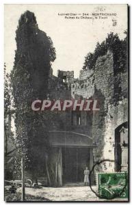 Postcard Ancient Ruins Montrichard Du Chateau Tivoli