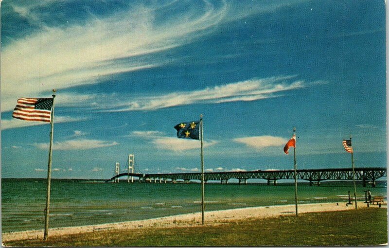 Historic Fort Michilimackinac Mackinaw City Michigan MI Postcard Avery VTG UNP 