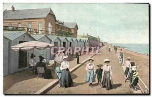 Old Postcard Luc sur Mer The dike and the Casino