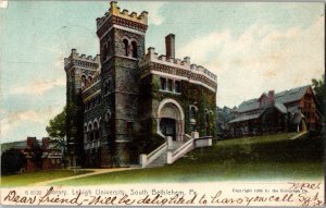 Postcard PA South Bethlehem Pennsylvania Library Lehigh University KJ7
