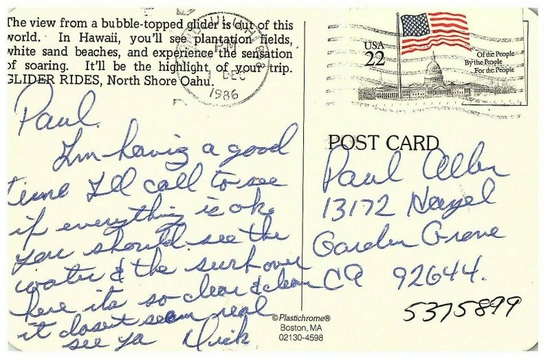 Glider Rides Dillingham Airfield North Riva Vela Hawaiano Skies