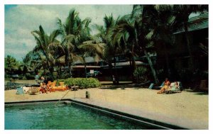 Postcard SWIMMING POOL SCENE Kailua Hawaii HI AR3860