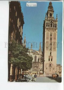 442291 SPAIN Sevilla La Giralda trams tourist advertising postcard