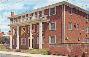 IRVINGTON NEW JERSEY MOTOR LODGE~100 UNION AVE~MAP FROM GARDEN ST PKWY POSTCARD