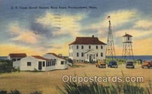 U.S. Coast Guard Station,Race point, Provincetown, Mass, USA MA, Lighthouse 1...