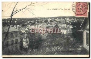 Old Postcard Sevres Vue Generale