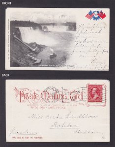 Postcard, United States, Niagara Falls NY, General view