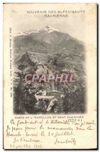 Old Postcard Remember The Alps Haute Maurienne Building on the & # 39Esseillo...