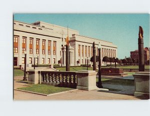 Postcard American Legion Buildings Indiana World War Memorial Plaza Indianapolis