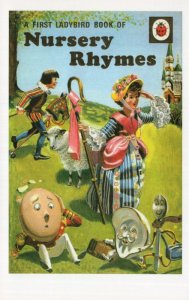 Nursery Rhymes Humpty Dumpty First Edition Ladybird Book Postcard