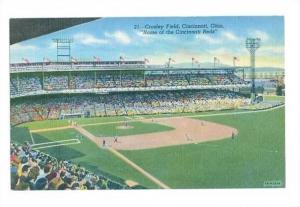 LP62  Crosley Field, Cincinnati, Ohio, baseball game,  