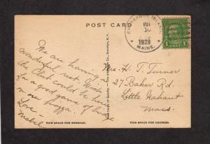 ME Massachusetts Colony Portland Chebeague Island Maine Postcard Cottages Camps