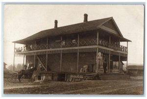 1910 O.J. Stacy General Store Cattaraugus Junction NY RPPC Photo Posted Postcard