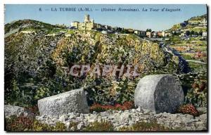 Old Postcard La Turbie La Tour d'Auguste
