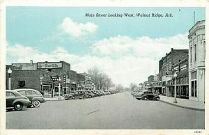 AR, Walnut Ridge, Arkansas, Main Street, 1940s Cars
