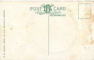 BB London Postcard E 57 Absence Makes The Heart Grow Fonder Christmas Cowboy