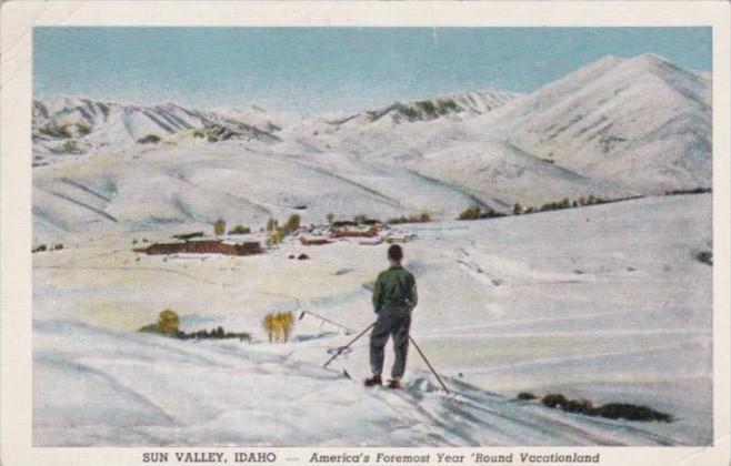 Skiing At Sun Valley Idaho 1948