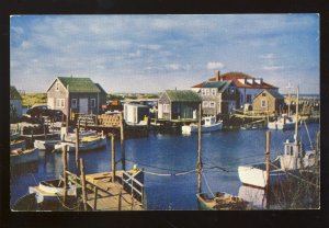 Martha's Vineyard, Massachusetts/MA/Mass Postcard, Menemsha Basin, Cape Cod