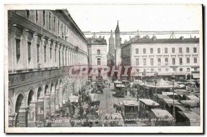 Toulouse Postcard Old Capitol Square during walking (odds Arcades)