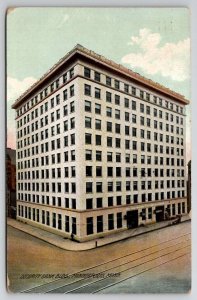 Minneapolis MN Security Bank Building 1908 Minnesota Postcard M23