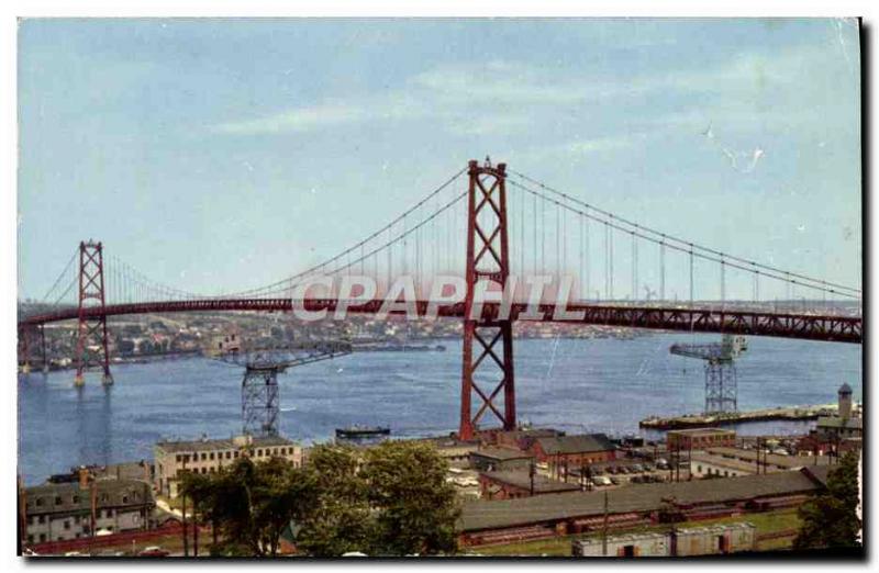 Modern Postcard The Angus L Macdonald Memorial Bridge Connecting Halifax with...