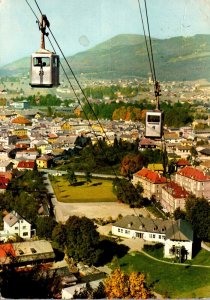 Austria Hallein Mit Seilbahn Nach Duernberg