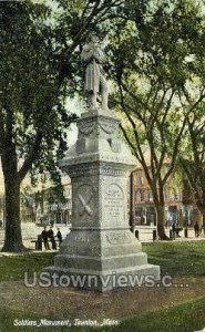 Soldiers Monument - Taunton, Massachusetts MA  