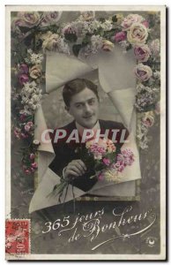 Old Postcard Fantasy 365 man days of happiness