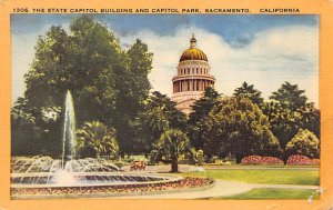 The State Capitol Building and Capitol Park Sacramento CA