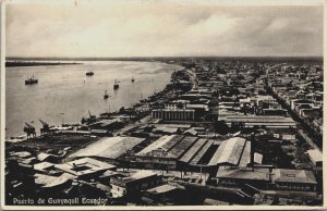 Ecuador Puerto de Guayaquil Vintage Postcard C134