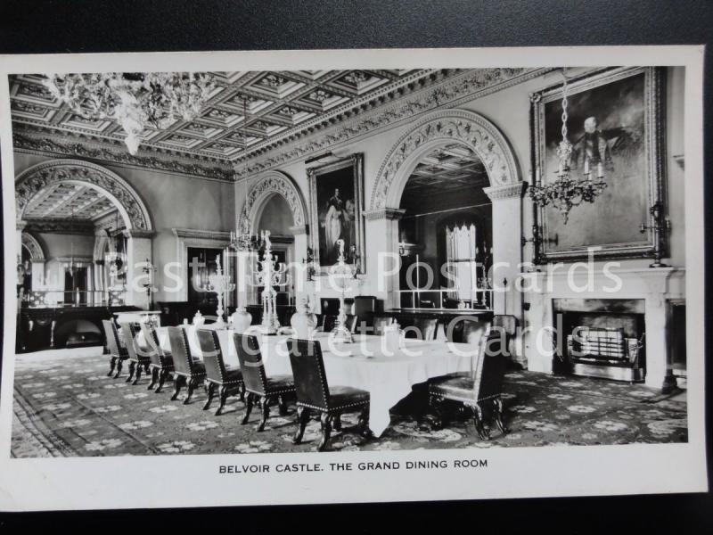 RPPC - Belvoir Castle, The Grand Dining Room