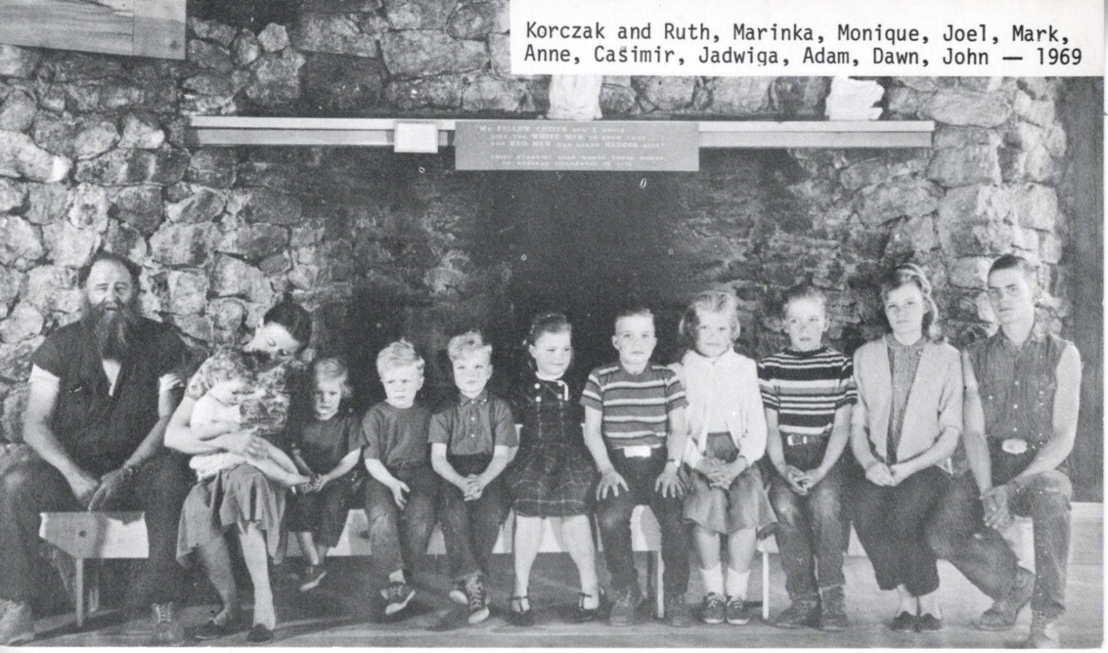 Sculptor Korczak & Ruth Ziolkowski Family Crazy Horse SD 1969