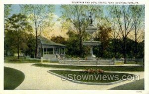 Fountain & Band Stand - York, Pennsylvania PA  