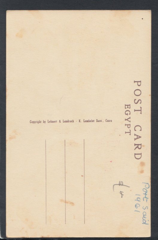 Egypt Postcard - Pharaoh Seti I and Goddess     RS18800