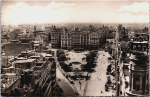 Spain Valencia Plaza del Caudillo Vintage RPPC C173