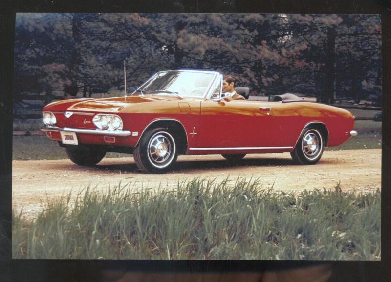 1969 CHEVROLET CORVAIR MONZA CAR DEALER ADVERTISING POSTCARD '69 CHEVY