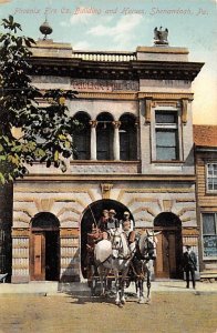 Phoenix Fire Co. Building and Horses Shenandoah, PA., USA Unused 