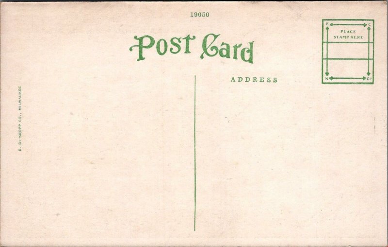 Postcard First Methodist Episcopal Church Iola Kansas KS