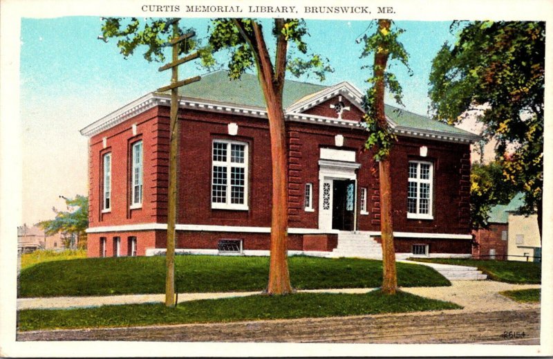 Maine Brunswick Curtis Memorial Library