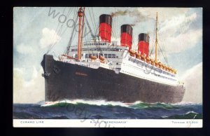 LS2493 - Cunard Liner - Berengaria - Unknown Artist - postcard